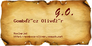 Gombócz Olivér névjegykártya